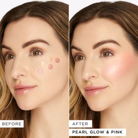 tarte tarte glowing cheeks blush tape & glow tape duo - pink & pearl glow - travel size