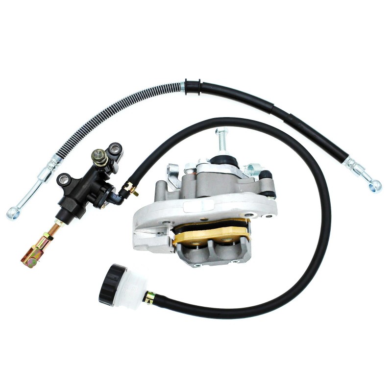 ALTAYE Rear Brake Master Cylinder Caliper & Hose for YAMAHA