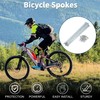 TUCKBOLD Bicycle Spokes Bike Wheel Spokes Silver Tone Nipple 1