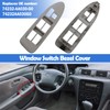 Osompar Window Switch Bezel Panel Front Driver Side Compatible with