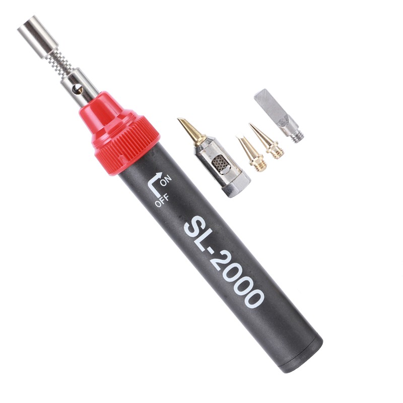 Gas Soldering Kit 5‑in‑1 Pure Butane Soldering Iron Multiple Tips