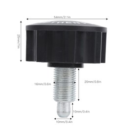 M16 Pop Pull Pin Knob, 5 Pack Pull up Spring Knob Pin Adjustment Release Pull-Up Spring Knobs Exercise Bike Locking Pins for Fitness Equipment Exercise Machines