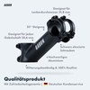 AARON Stem Bicycle Handlebar Stem, Aluminium Bicycle Stem with 35°