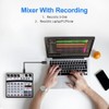 BOMGE 6 Channel Audio Sound Mixer - Professional Digital DJ