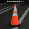 OrangeStar 4-Pack Safety Cones 28” Collapsible Traffic Cones, Orange Pop-up