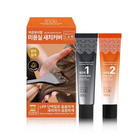 박준뷰티랩 미용실 새치커버 염색약 밝은갈색 120g Park Jun Beauty Lab Hair Salon Gray Hair Cover Dye Light Brown 120g