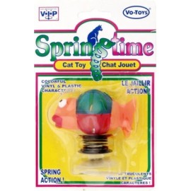 Vo-Toys SpringTime BASS Cat Toy vinyl/Plastic with suction cup bottom