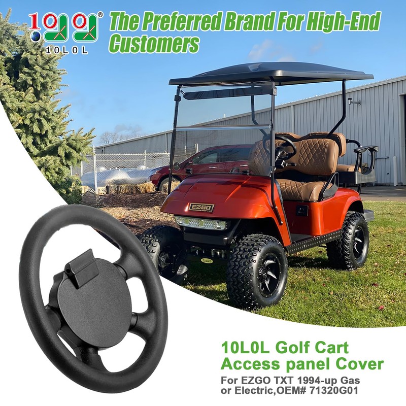 10L0L Golf Cart 13 inch Steering Wheel for EZGO TXT,