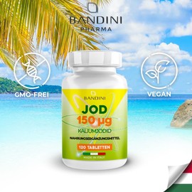 Bandini® Bandini Pharma Iodine Integrator 150 mcg 120 Easy Siccups with High Absorption