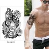 Tiger Tattoos Arm Upper Arm Tattoos Animal Tattoos Fake Tattoos
