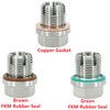 Dsnaduo M16.1-1.5 x 15mm Oversize Oil Drain Plug, Stainless Steel