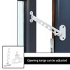 2 Sets Window Restrictor Locks for UPVC Adjustable Window Safety
