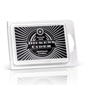 The Candle Daddy Dickens Cider- Apple Maple Bourbon Funny Maximum Scented Wax Cubes/Melts- 2 Packs -4 Ounces Total- 12 Cubes
