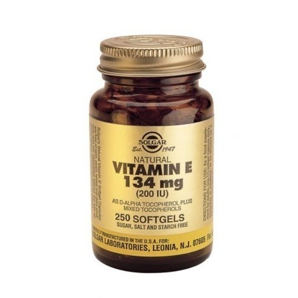Solgar Vitamin E 200IU 250 Softgels