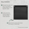 Vent Systems 6" x 6" Inch (Opening Dimensions) - Pack