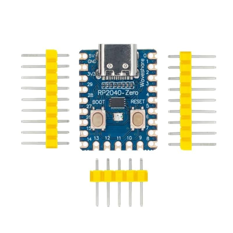 TECNOIOT Pack of 5 RP2040-Zero RP2040 for Pi Microcontroller PICO