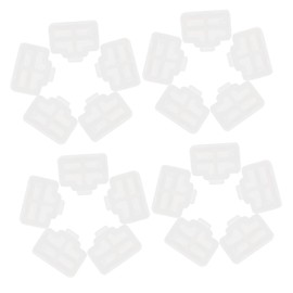 TEHAUX 50pcs Dust Plug Caps for Ethernet Ports Protective Stopper for Routers Computers Durable Chic Design to Keep Out Dirt Debris for Home Office Use