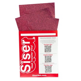 Siser Glitter HTV 11.8” x 12” Sheets – 3 Pack – Iron on Heat Transfer Vinyl for Romeo & Juliet Cutters + Other Craft Cutters – Sublimation Friendly – CPSIA Certified (Blush)