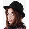 Beechfield Fedora Hut, Large / X-Large,Schwarz
