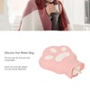 Hot Water Bag Silicone Hot Compress Portable Cartoon Bear Paw