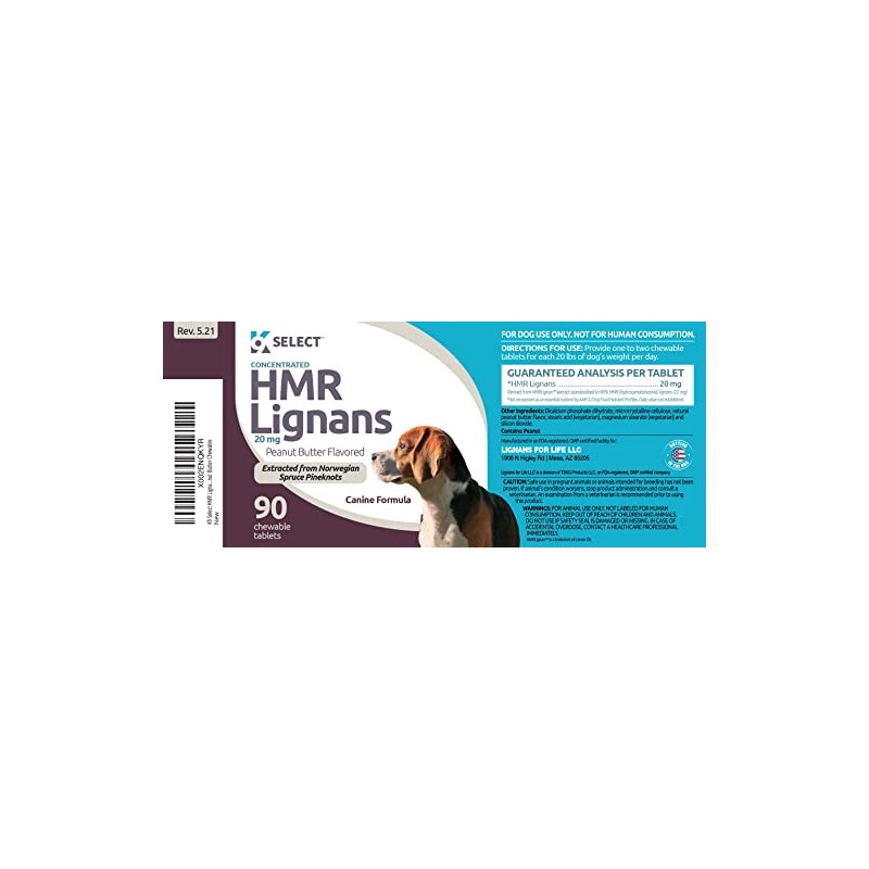 K9 Select HMR Lignans for Dogs - Enhancer for Overall