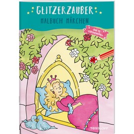 Glitzerzauber Malbuch. Märchen: Mit 12 Glitzerseiten (Malbücher und -blöcke)