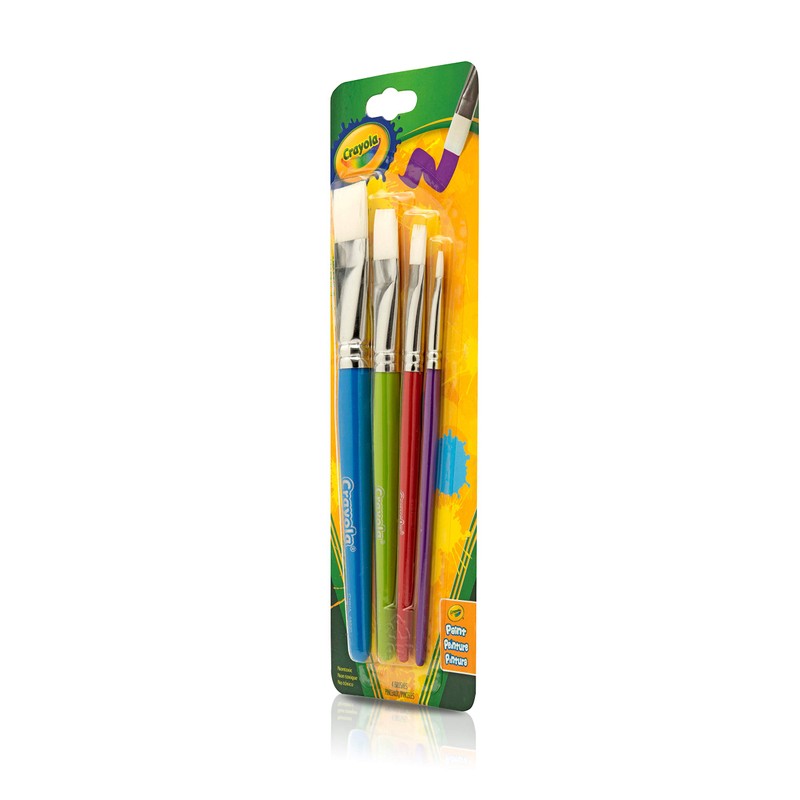 Crayola Big Paint Brushes (4 Count Flat)