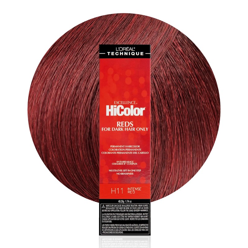 L'OREAL TECHNIQUE HiColor Reds Permanent Hair Color - Lifts Dark