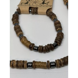 Hand Made Beaded 16'' Necklace & Matching Bracelet From The Philippines