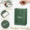 Kolldenn 25 Sets Sage Green Wedding Welcome Bag Bulk with