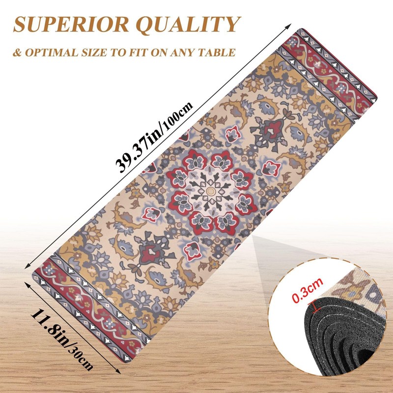 2 in 1 Table Runner Trivet for Hot Pots and