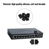 FirSea 10Pcs Ethernet Dust Cover, RJ45 Anti-Dust Silicone Plugs Protector