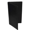 Basic Leather Checkbook Cover (Black)