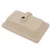 GhomeG 21 Inch Undermount Bathroom Sink Rectangular - 21"x13" White