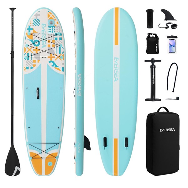 EVERSEA Stand-Up Paddle Boards, 10 ft Inflatable Paddle Board with
