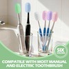 Lapfoon - Juego de 6 fundas para cepillo de dientes,