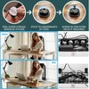 KUBDPQOR Under Desk Cable Management Tray, 128 PCS Under Table
