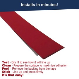 Upgrade Your Auto 4pc Carbon Fiber 1 1/2" Side Molding for Ford F-150 15-23 Crew Cab 5.5' Bed