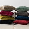 QUAFOO Stone Soft Velvet Throw Pillow Covers 18x18 inch Set
