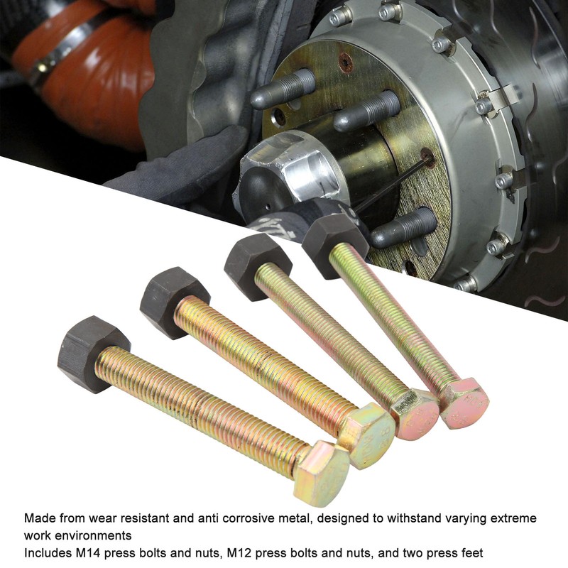 Impact Rated Hub Removal Thread Bolts Metal M12 M14 Press