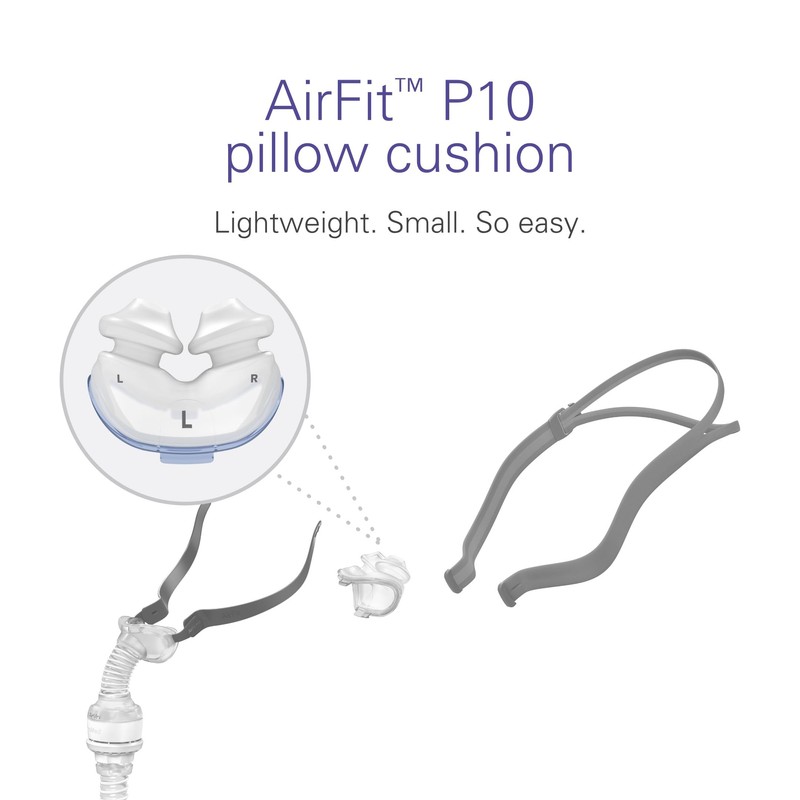 ResMed P10 Nasal Pillow Cushion - Replacement Silicone CPAP Mask