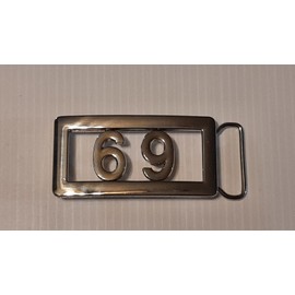 Handmade (special) 69 CUSTOM Belt Buckle-Put ANY LETTERS &/OR NUMBERS on Buckle
