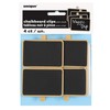 Unique Chalkboard Food Sign Clips, 2.5" x 2", Multicolor