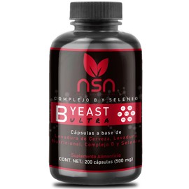NSN  Complejo B  Selenio  B Yeast ULTRA - B1  B2  B3  B5  B6  Biotina  B12  Selenio  Formulado por la Dra. Frin Velzquez  200 cpsulas                 