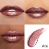 Kaely 2in1 Metallic Lipstick and Lip Liner, Shimmer Glitter Lip