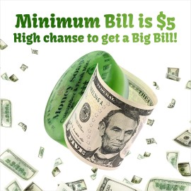 Relaxcation 1 Money Soap Bar with Real Cash Inside Up to $100 Bill Inside in Each Bar