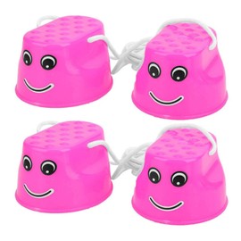 Alvinlite Children's Stilts, 2 Pairs, Cup Stilts Children, Running Cans for Children from 2, Stilts for Balance Practice for Children, Toy for Outdoor, Garden, School, Development, Early Education