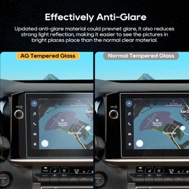 LFOTPP For Camry 2025 Screen Protector - Compatible with Camry (XLE/XSE/SE) 12.3 inch Touchscreen 9H Tempered Glass Infotainment Touch Screen accessories Anti-Glare - Matte