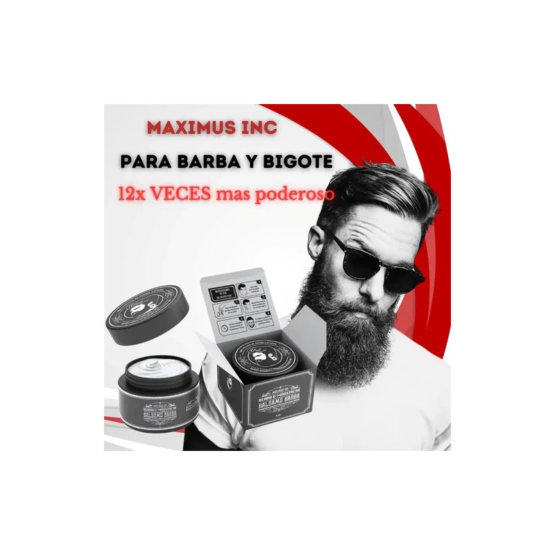 Bálsamo Activador Para Barba Gruesa Y Completa 20%