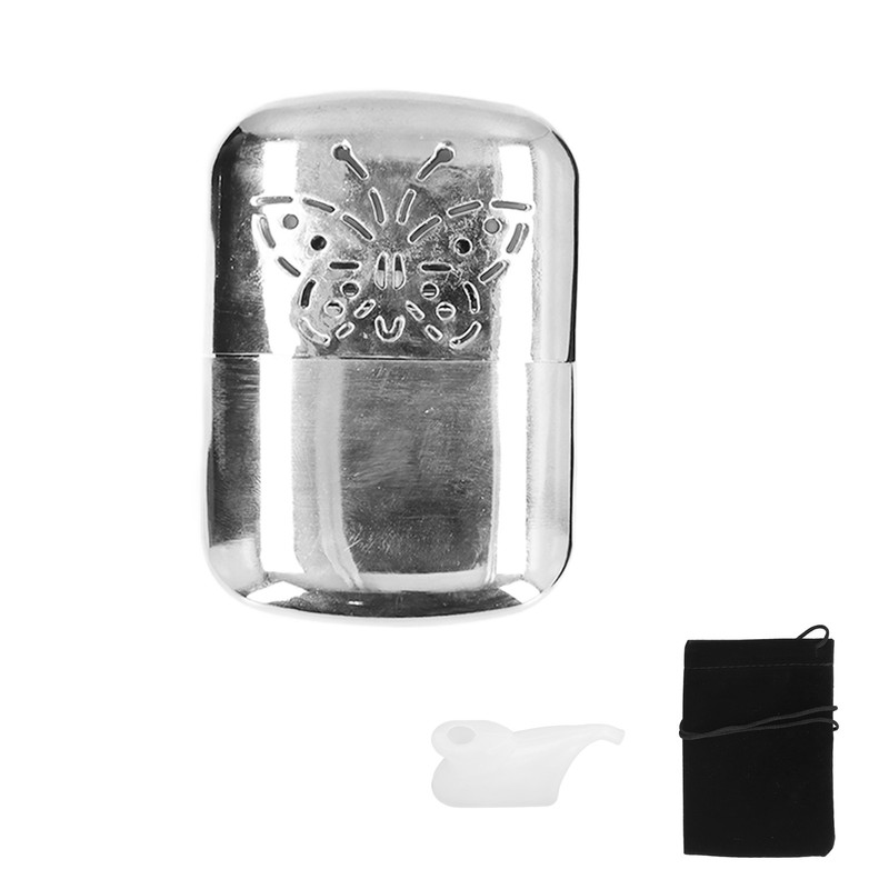 Mini Hand Warmer with Fuel Can Portable Zinc Alloy Winter